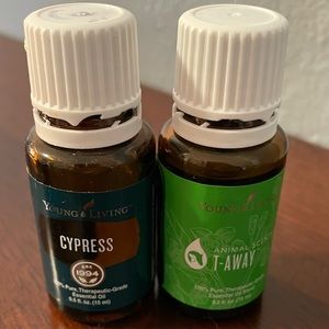 Young Living Cypress & T-Away Essential Oils